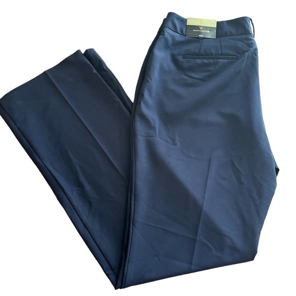 NWT Worthington Perfect Trouser size 14 long navy blue classic - Picture 1 of 13